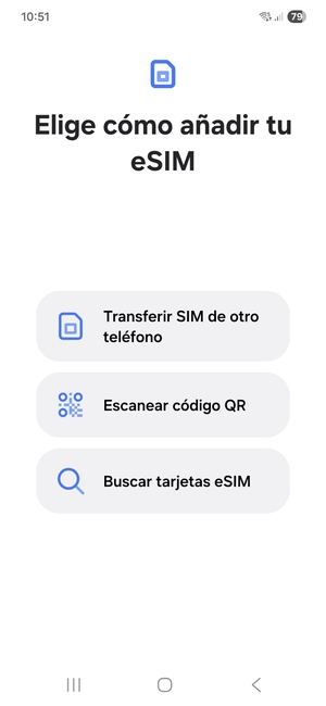 Seleccione Escanear código QR