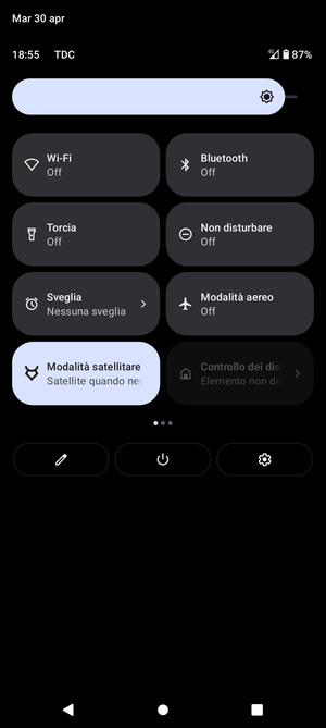 Regola la luminosità al livello desiderato