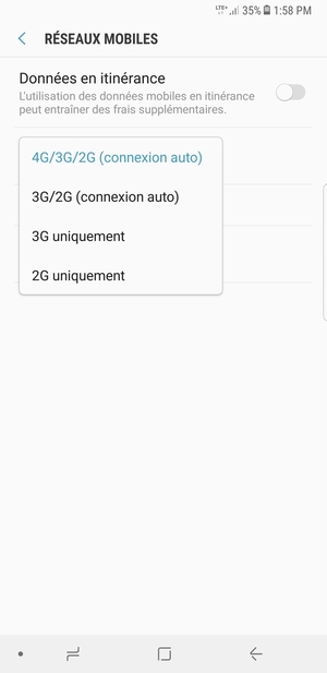 Sélectionnez votre option préférée