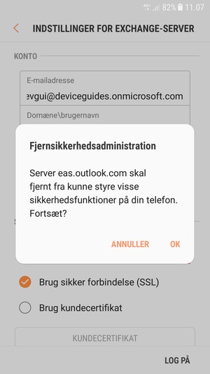 Vælg OK