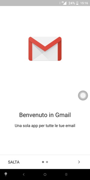 Seleziona AVANTI