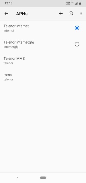 Select the Menu button