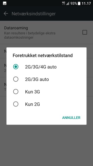 Vælg din foretrukne mulighed