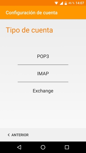 Seleccione Exchange