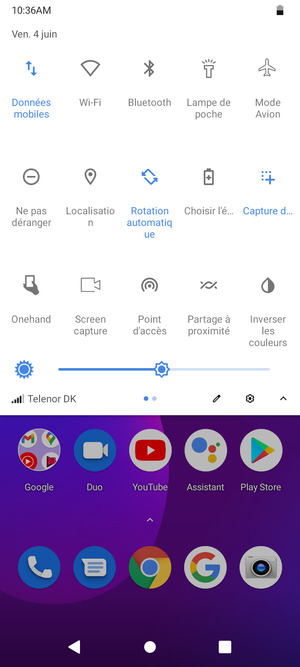 Sélectionnez Choisir l'économiseur de batterie