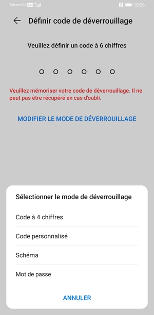 Sélectionnez Schéma