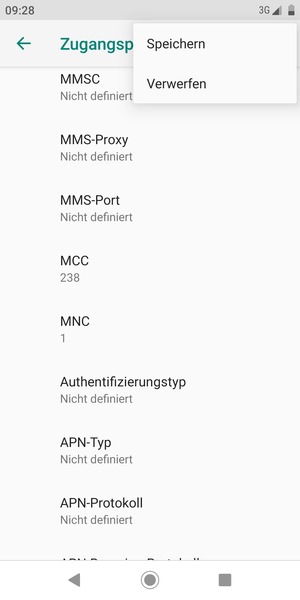 Wählen Sie Speichern