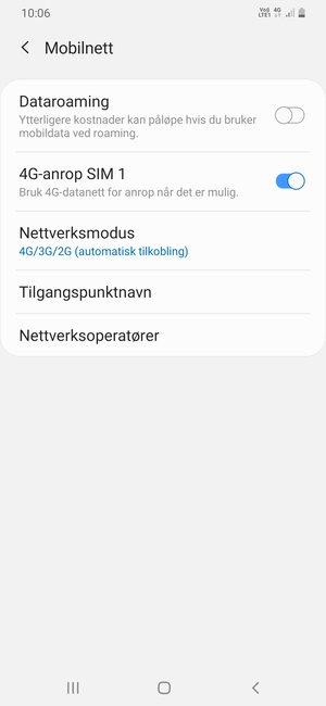 Velg Tilgangspunktnavn