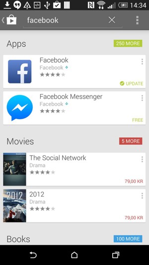 Select the app