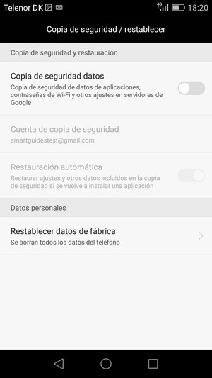 Active Copia de seguridad datos