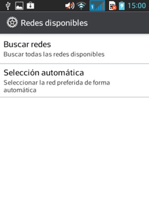 Seleccione Buacar redes
