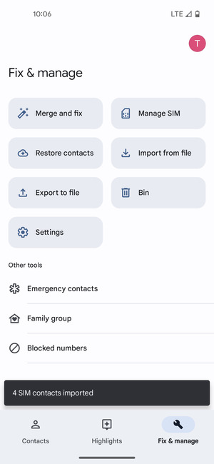 Your contacts will be saved to your Google account and saved to your phone the next time Google is synced.