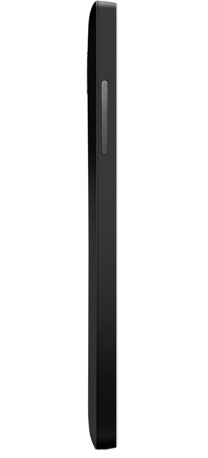 Look for the volume rocker on the side of the phone. Press the lower side of the volume rocker to take the volume down.