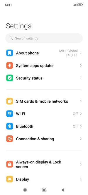 Select SIM cards & mobile networks