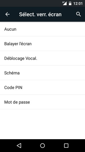Sélectionnez Schéma