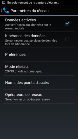 Sélectionnez Noms des points d'accès