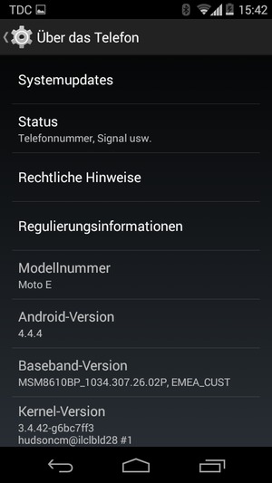 Wählen Sie Systemupdates