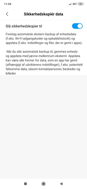 Vælg Tilbage-knappen