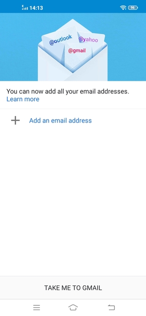 Select Add an email address