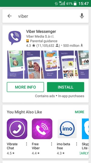 Select the app