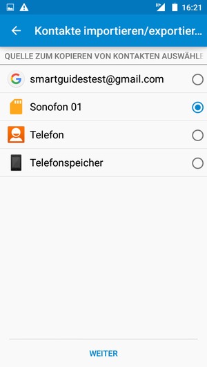 Wählen Sie Public und WEITER