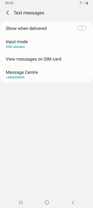 Select Message Centre