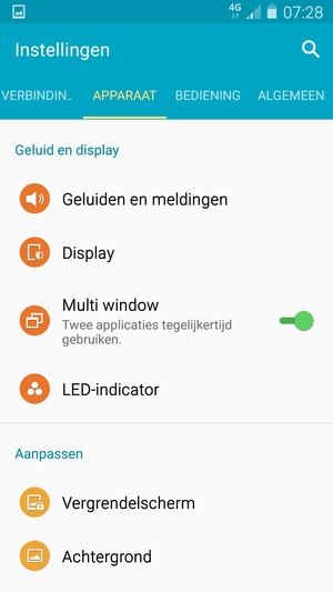 Selecteer Vergrendelscherm