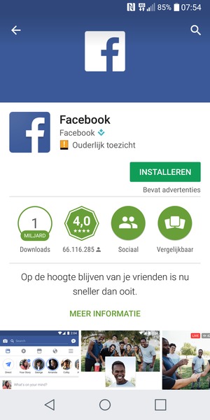 Selecteer INSTALLEREN