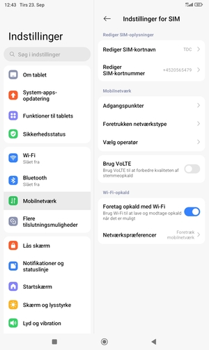 Vælg Adgangspunkter