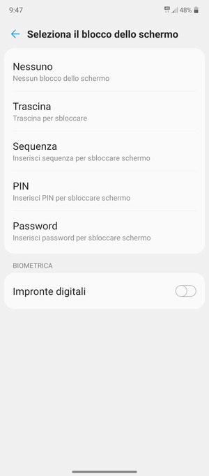 Seleziona Sequenza