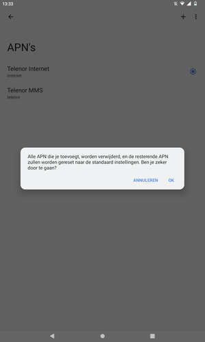 Selecteer OK