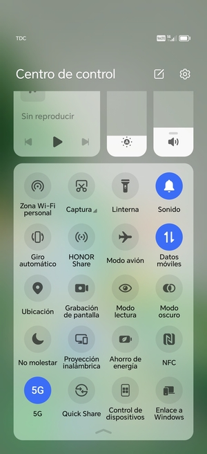 Despláce y seleccione Ahorro de energía