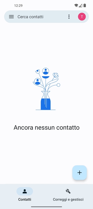 Seleziona Corregi e gestisci