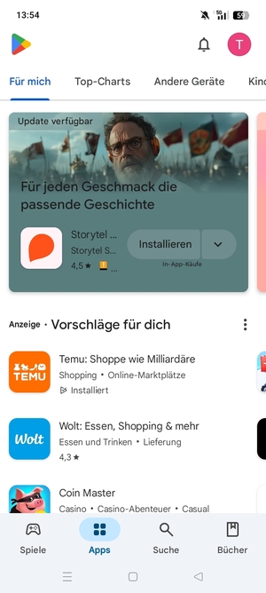 Wählen Sie Suche
