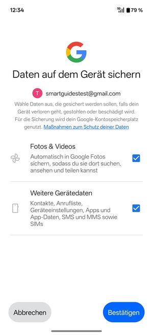 Wählen Sie Ihre bevorzugten Optionen und wählen Sie Bestätigen