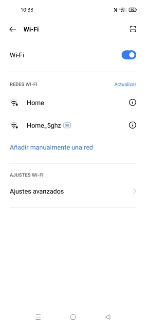 Seleccione la red inalámbrica a la que desea conectarse