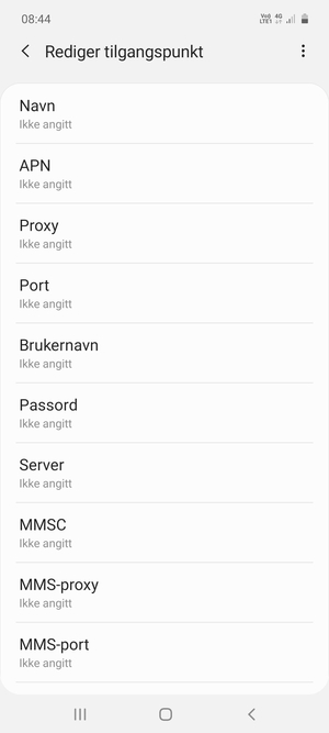 Skriv inn MMS-informasjon