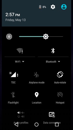 Turn off Wi-Fi and Bluetooth