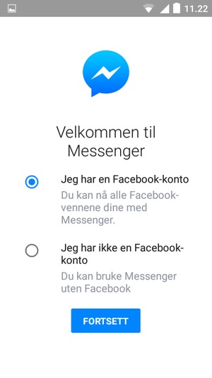Applikasjonen er klar til bruk