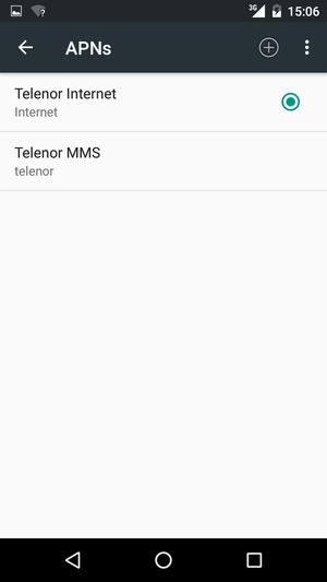 Select the Menu button