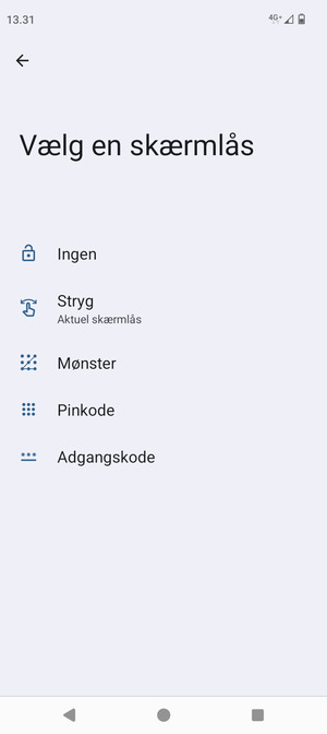 Vælg Mønster
