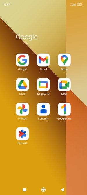 Sélectionnez Gmail