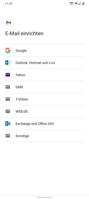 Wählen Sie Sonstige