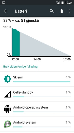 Velg menyknappen