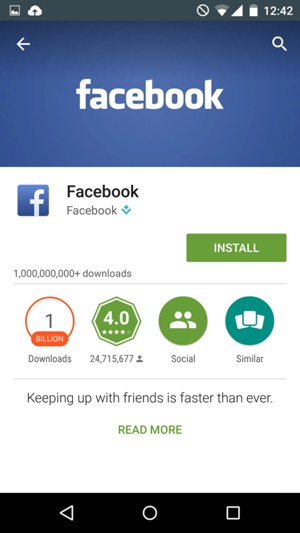 Select INSTALL