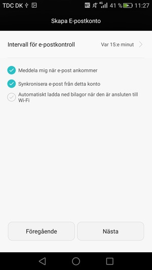 Välj Nästa