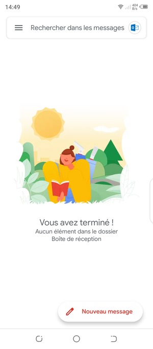 Votre messagerie Hotmail est prête à l'emploi
