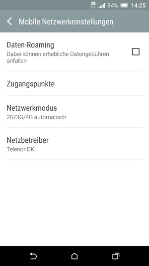 Wählen Sie Zugangspunkte