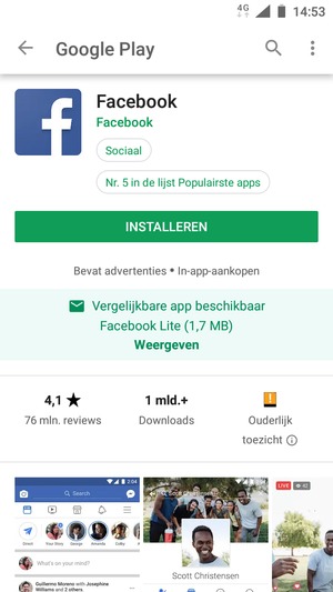 Selecteer INSTALLEREN