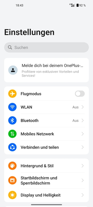 Wählen Sie WLAN